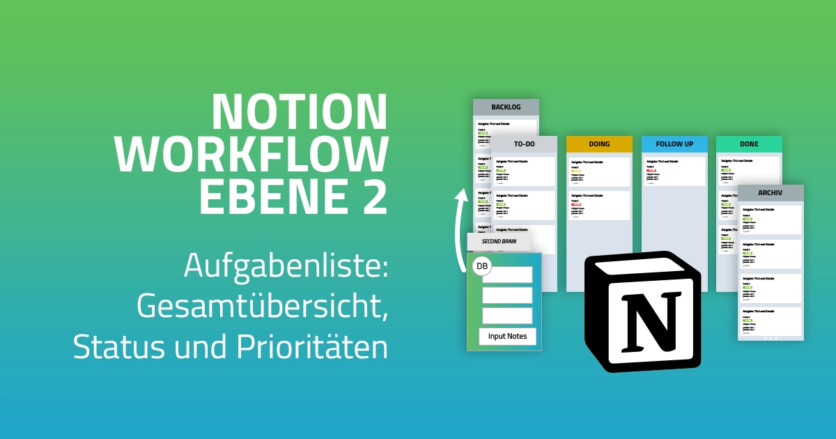 Notion: Ebene 2 - Planung und Weiterverarbeitung