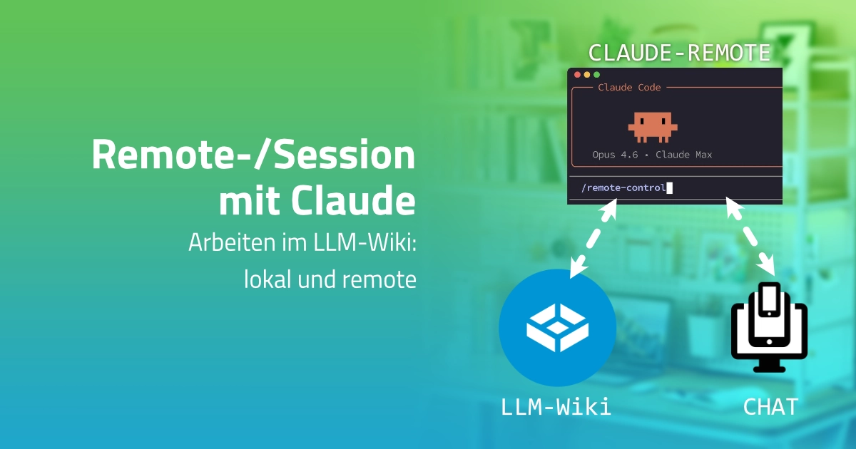 Arbeiten im Second Brain: Claude Remote auf LXC und der Zugriff aufs LLM-Wiki über TrueNAS
